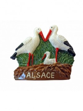 Magnet Stork Nest "Alsace"