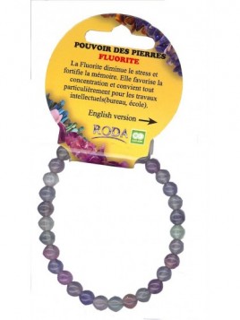 Bracelet Boules Fluorite