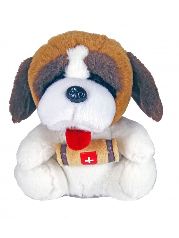 St Bernard En Peluche Qui Répète Roda