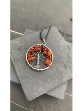CORNALINE Tree of Life necklace