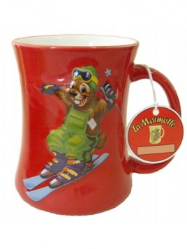 Mug Céramique Marmotte ski