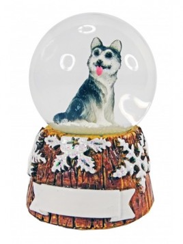 "Husky" snowball, Flocons décor, customizable
