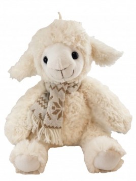 Peluche Mouton 25 cm avec écharpe