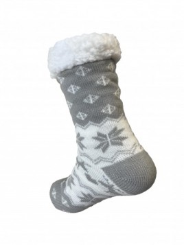 Chaussettes Chaussons "Coeur Gris" RODA