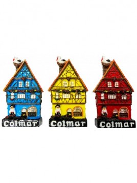 Magnet Maison Alsacienne "Colmar" (3 couleurs)
