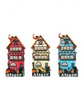 Magnet Maison alsacienne "Alsace" (3 couleurs disponibles)