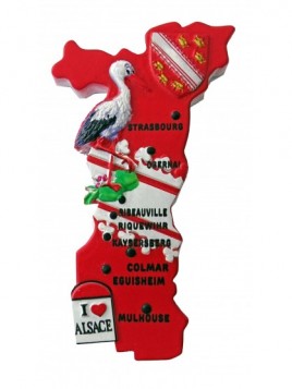 Magnet Carte d'Alsace