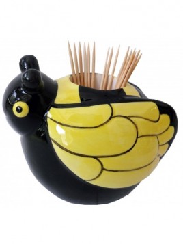 Cigale ceramic toothpick pot